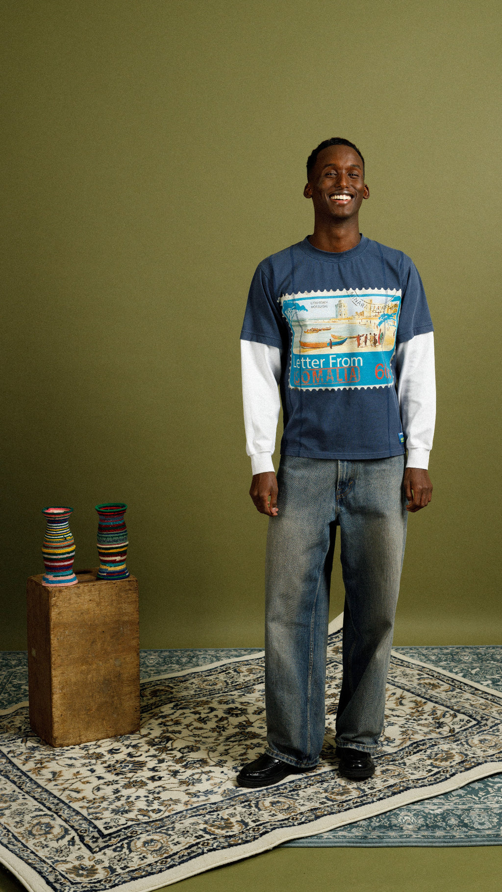 LETTER FROM SOMALIA - DOUBLE LAYERED T-SHIRT