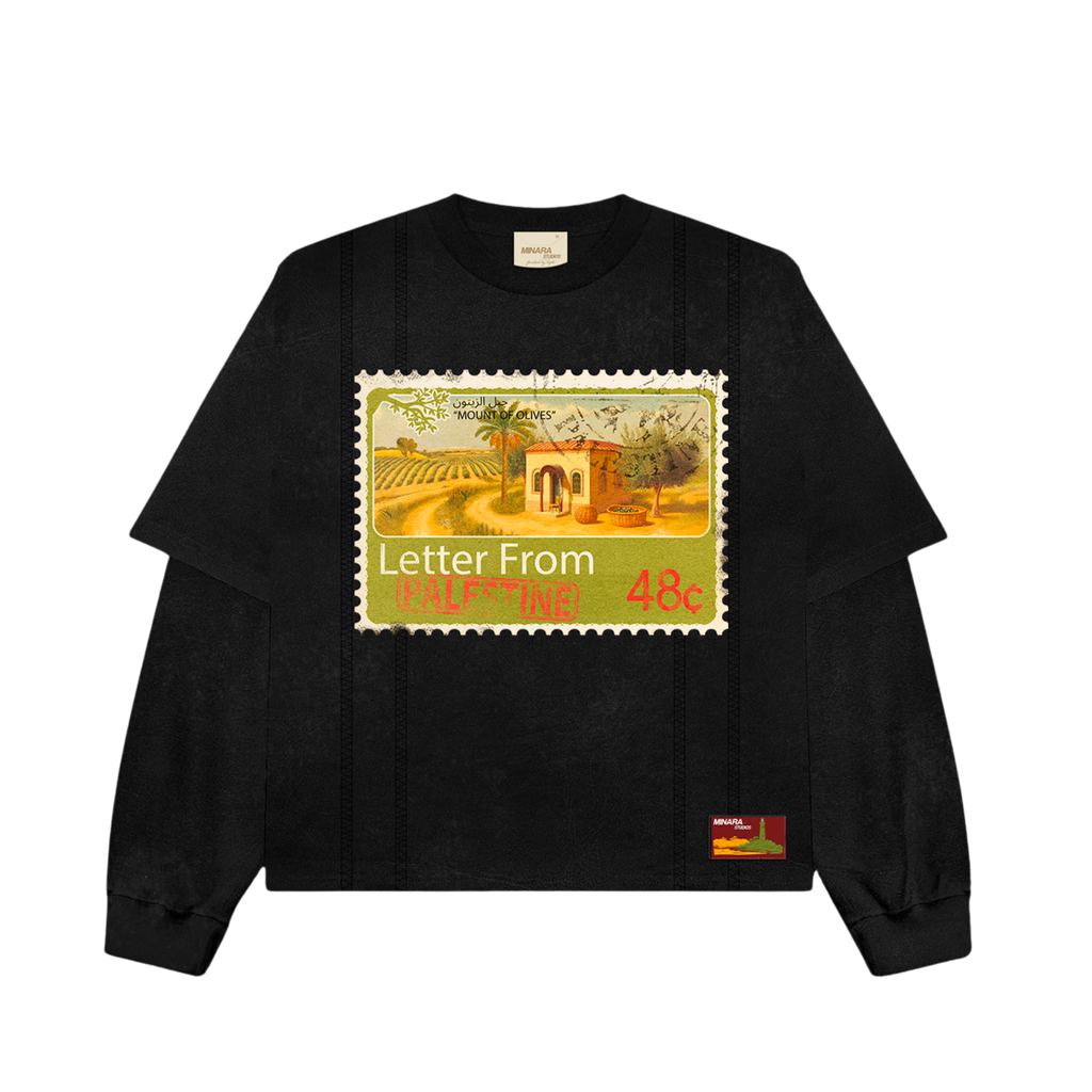 LETTER FROM PALESTINE - DOUBLE LAYERED T-SHIRT