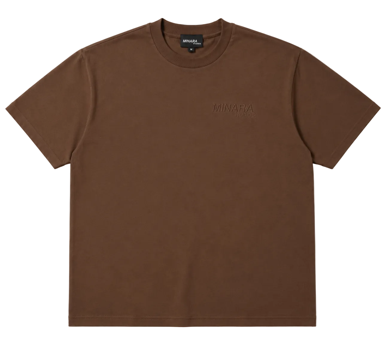 MINARA SUMMER LOGO TEE - BROWN