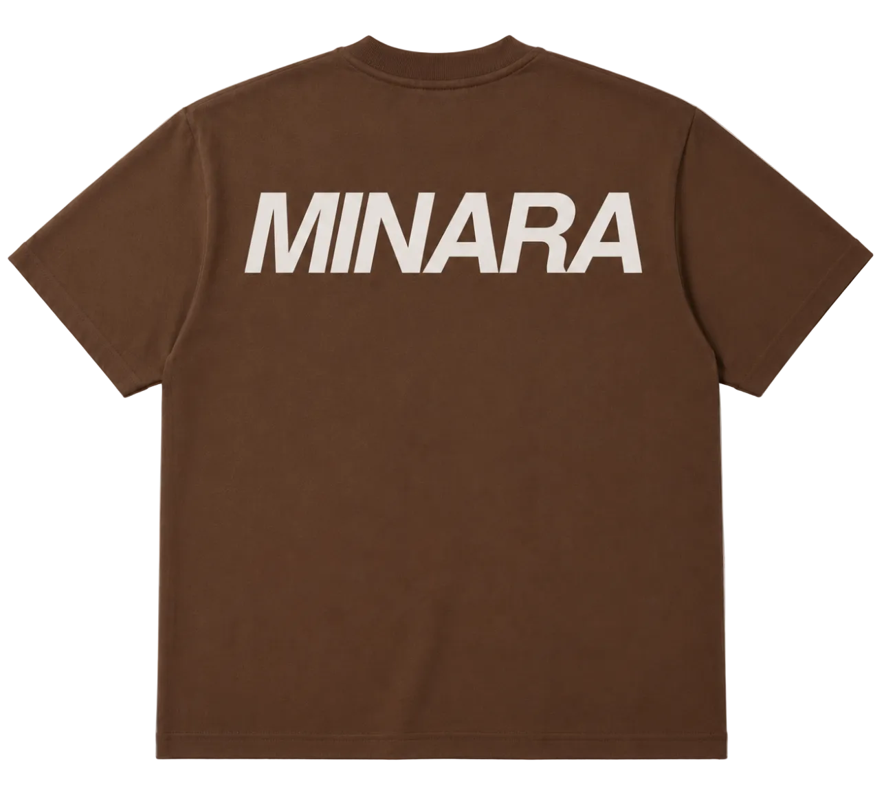 MINARA SUMMER LOGO TEE - BROWN