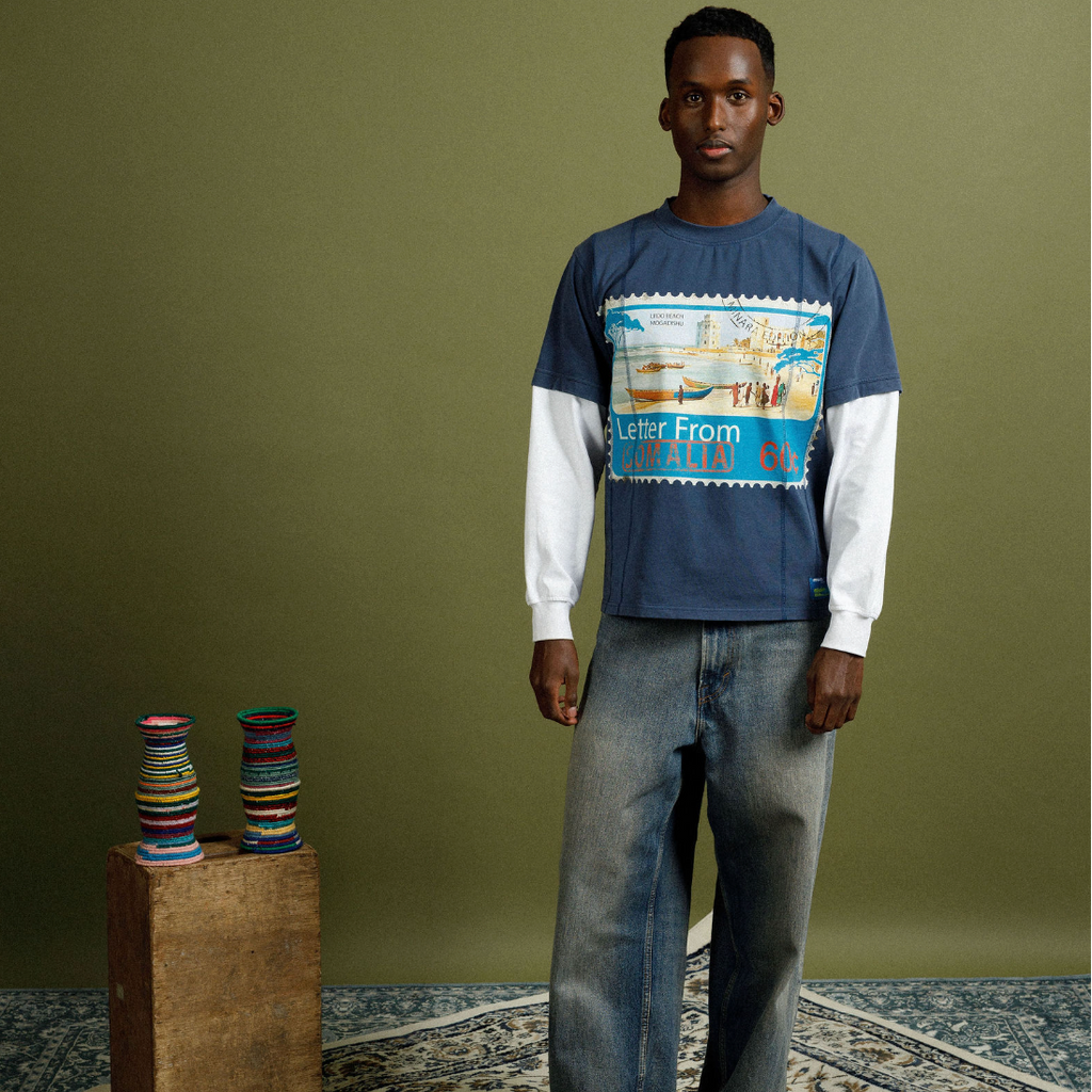 LETTER FROM SOMALIA - DOUBLE LAYERED T-SHIRT